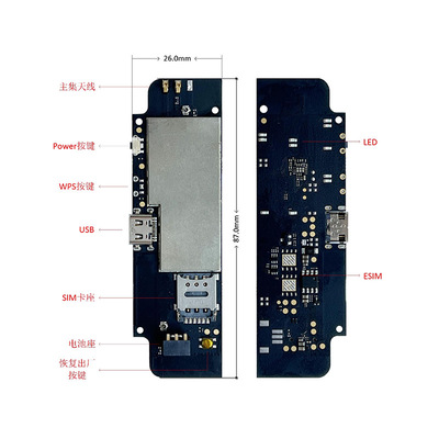 Wi-Fi6无线4G无线MiFi解决方案——MF518