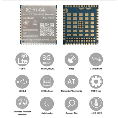 域格高通MDM9X07平台Cat.4系列通信模块CLM920-NC3 2.0