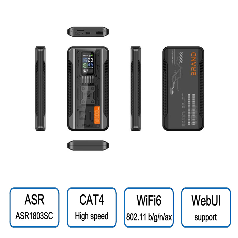 MF528 LTE CAT4 MiFi&Power Bank