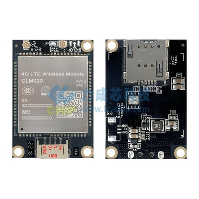 域格CLR970-KV3工业4G嵌入载板 适配CLM920-KV3高通Cat4模组