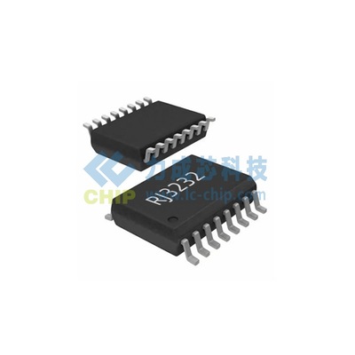 瑞纳捷RJ323 RS232收发芯片 SOP16/TSSOP16 3~5.5V宽压15KV ESD PIN兼容MAX3232