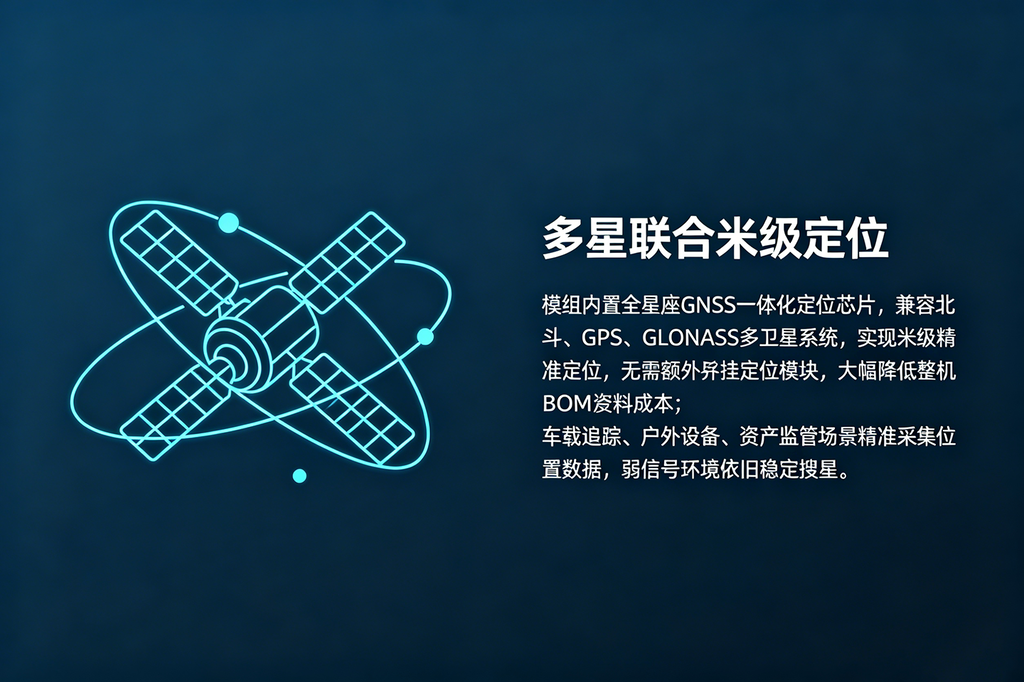 CLM920 JC3E多星联合米级GNSS定位