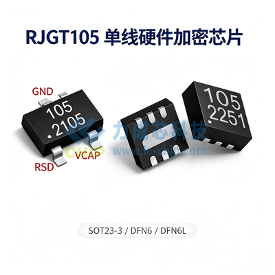 RJGT105系列 瑞纳捷单线硬件防复制加密芯片