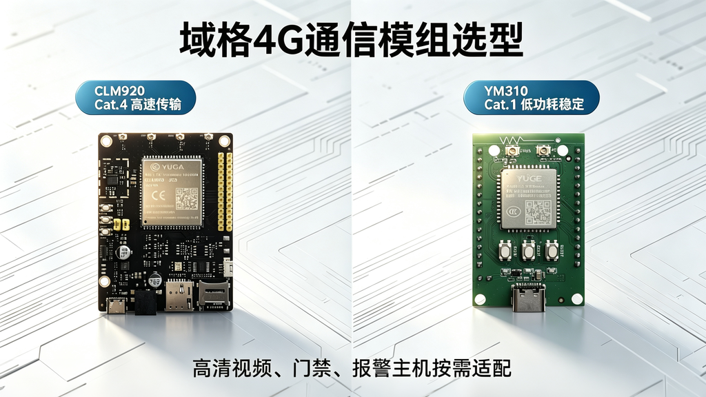 域格CLM920 Cat4 YM310 Cat1工业4G通信模组
