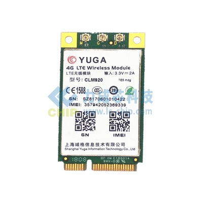 域格 CLM920-TE5 MiniPCIe Cat4 通信模组｜欧洲全频段 4G 模组