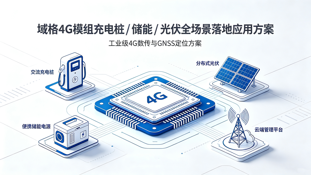 新能源全场景4G模组落地应用方案图