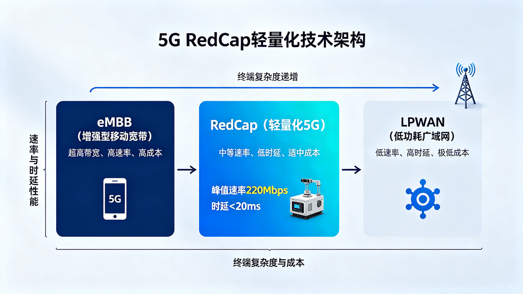 5G RedCap技术架构原理图